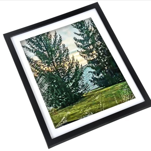 Framed Watercolor forest ‎ wall art - Picture 1 of 3